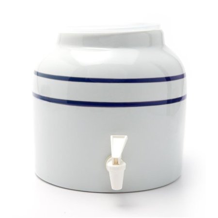 BLUEWAVE LIFESTYLE Blue Stripe Design Water Dispenser Crock PKDS171